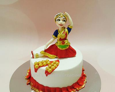 Indian Classical Dancer - Cake by Urvi Zaveri 