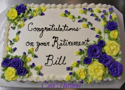 Bill's Retirement - Cake by Donna Tokazowski- Cake Hatteras, Martinsburg WV