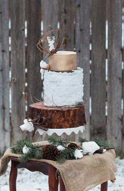 Winter in the woods - Cake by Christine