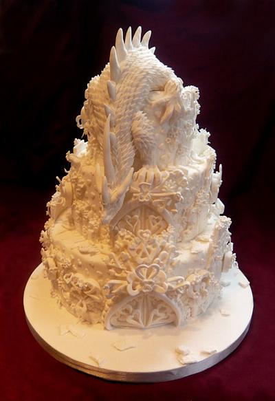 dragon n castle - Cake by Kelvin Chua