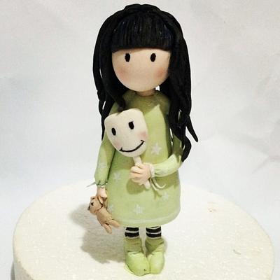 Gorjuss doll wip - Cake by Barbara Casula