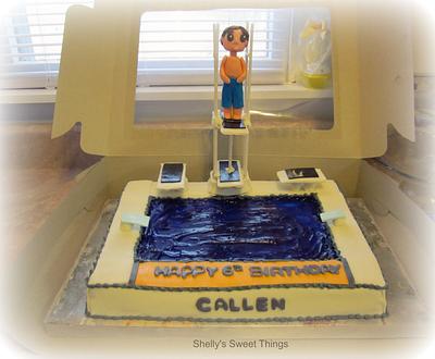 Diver boy - Cake by Shelly's Sweet Things