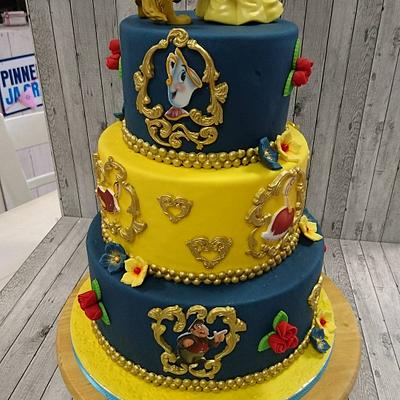 Belle and the beast cake - Cake by Stertaarten (Star Cakes)