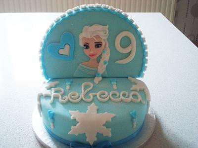 La reine des neiges - Cake by nanycakes