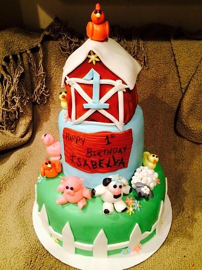 Farm cake - Cake by Cakesbynini 