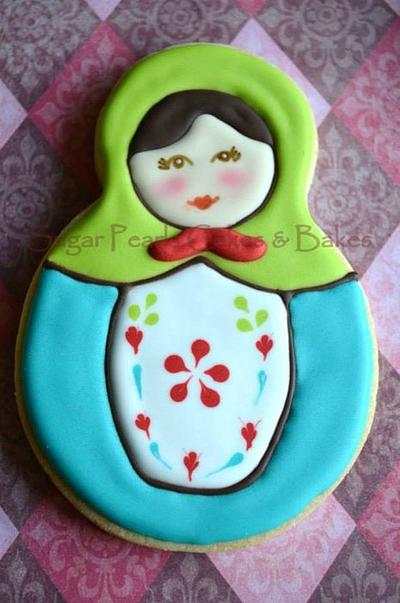 Nesting dolls/Matryoshka dolls cookies - Cake by SugarPearls