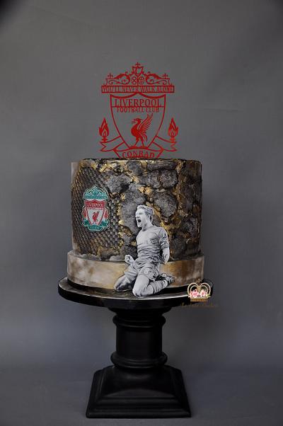Liverpool Birthday Cake - Cake by Sumaiya Omar - The Cake Duchess 
