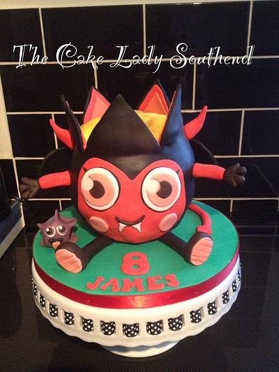 Diavlo Moshi monster - Cake by Gwendoline Rose Bakes