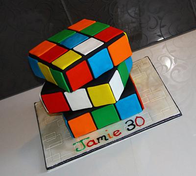 Rubix Cube - Cake by Sweetz Cakes