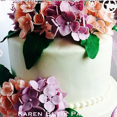 Flowers collage - Cake by Neslihan MENTES