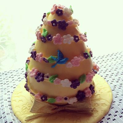 Spring Easter egg - Cake by kcakehouse