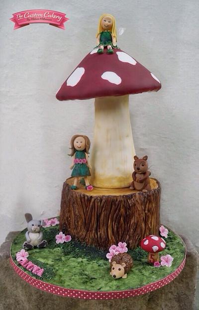 Woodland Fairies - Cake by The Custom Cakery