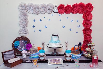 PDCA Caker Buddies Dessert Table Collaboration- Alice In Wonderland - Cake by Archita Saxena