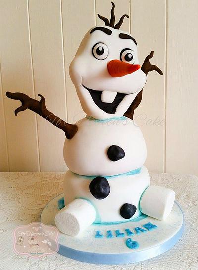 Olaf for Lilian - Cake by Bobbie-Anne Wright (For Heaven's Cake)