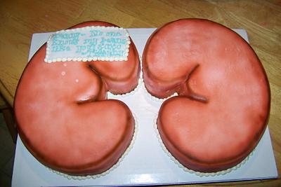 Kidney Groom's Cake - Cake by Elizabeth Jones