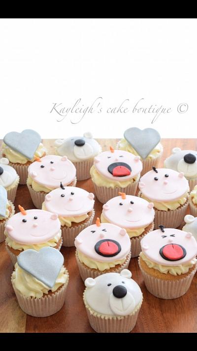 Baby shower cupcakes  - Cake by Kayleigh's cake boutique 