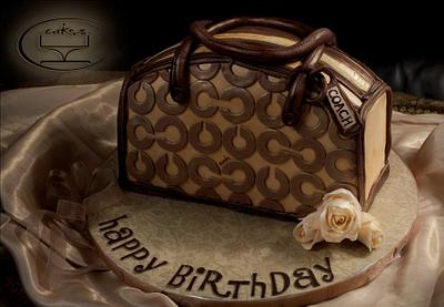 Coach Purse - Cake by Komel Crowley