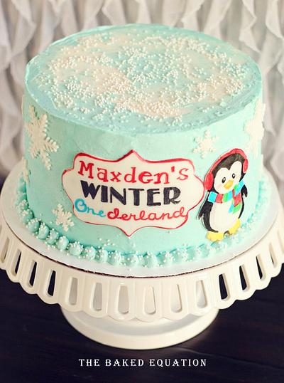 Winter Onederland - Cake by Melissa