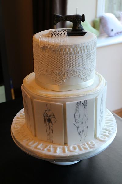 Fashion designer cake - Cake by Ermintrude's cakes