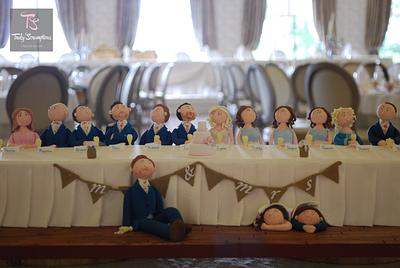 Wedding Top Table - Cake by Emma Stewart