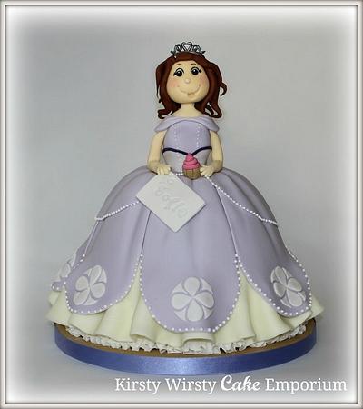 Sofia the First Doll Cake  - Cake by Kirsty 