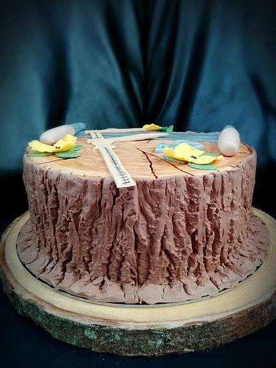 Tree stump cake - Cake by Danijela