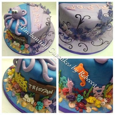 Butterflies under the sea - Cake by Enchanting Cupcakes hobby cakes