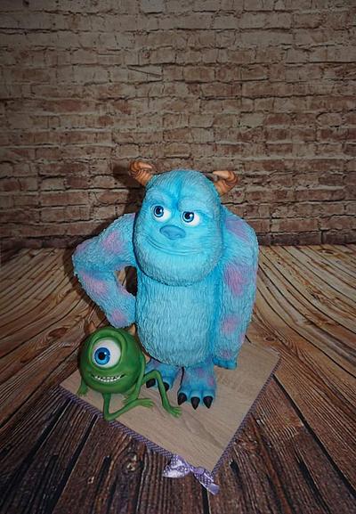 Monsters inc 3D cakes - Cake by Eliska