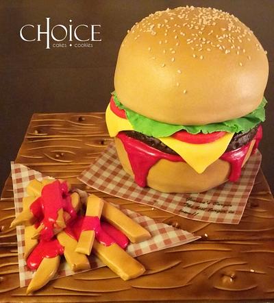 Burger cake - Cake by Choice