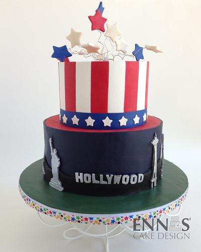 4th of July - Cake by Irina - Ennas' Cake Design