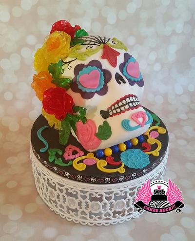 Sugar Skull Bakers 2014 - Cake by Cakes ROCK!!!  