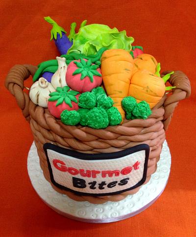 Vegetable Basket - Cake by Pia Angela Dalisay Tecson