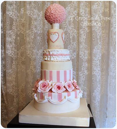 Mary Rose Wedding Cake - Cake by Il Granello di Pepe Cakes&Co