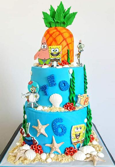 Sponge Bob cake - Cake by Silviq Ilieva