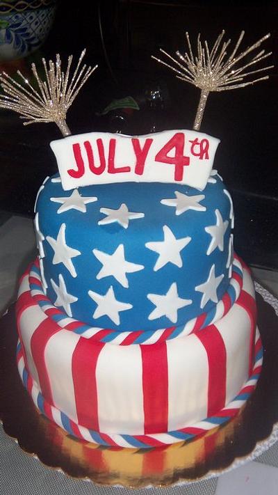 Fourth of July - Cake by Tania Garcia