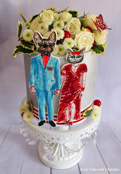 Mr Dog and Ms Cat - Cake by Sassy Cakes and Cupcakes (Anna)