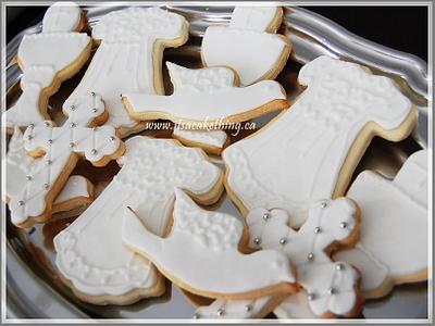 Sugar Cookies- Communion/Baptism - Cake by It's a Cake Thing 