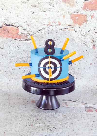 Nerf War - Cake by Anchored in Cake