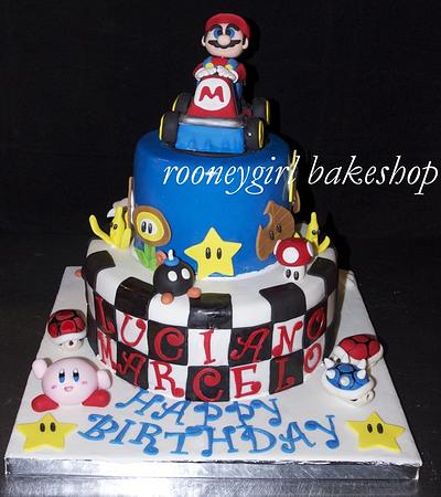 Super Mario Kart Birthday Cake by RooneyGirl Bakeshop - Cake by Maria @ RooneyGirl BakeShop