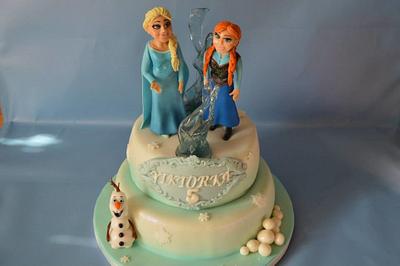 Frozen - Cake by JarkaSipkova