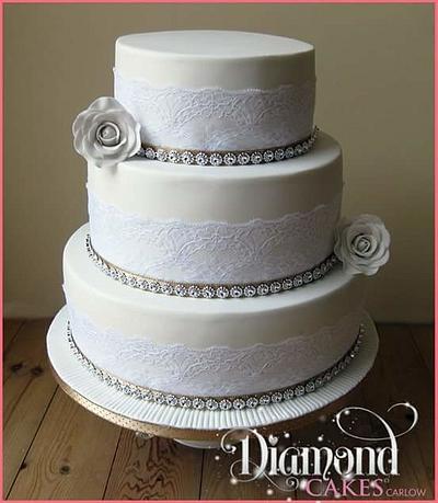 Wedding Cake  - Cake by DiamondCakesCarlow