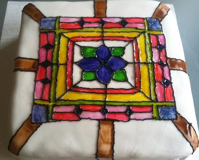 Stained glass - Cake by Jaws