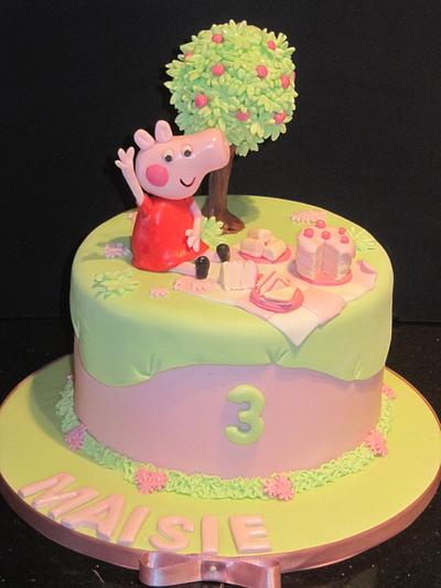 peppa picnic - Cake by d and k creative cakes