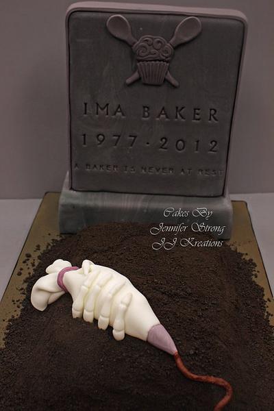 Ima Baker Tombstone - Cake by Jennifer Strong
