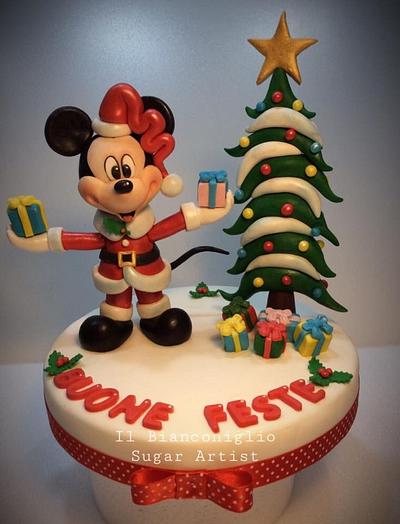 Mickey mouse and Christmas magic - Cake by Carla Poggianti Il Bianconiglio