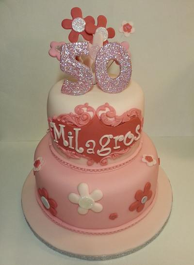 Pink Cake - Cake by Rosi 