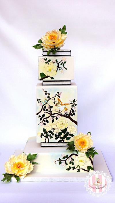 Painted cake - Cake by Sweet Surprizes 