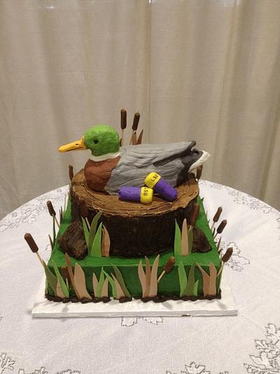Duck Hunting - Cake by Michelle 