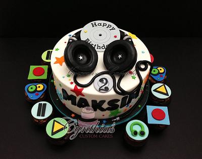 DJ Cake - Cake by Cynthia Jones