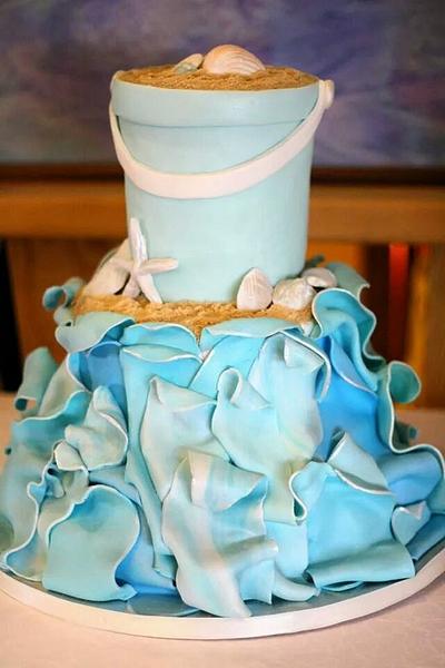 Sea shore cake - Cake by Mrs M's Cakes
